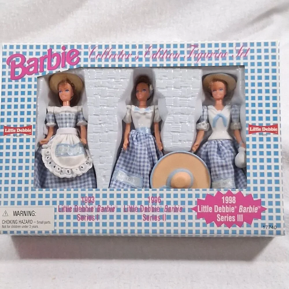 Little Debbie Barbie Dolls Series 3 1998 4.5in tall Cute